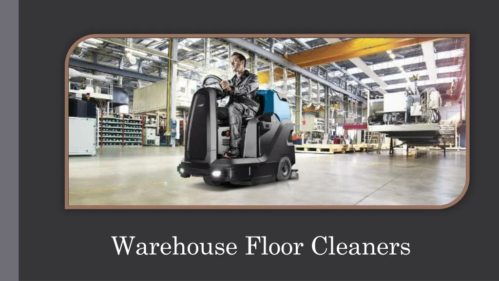 warehouse floor cleaners