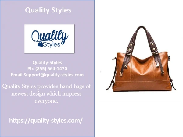 Quality Styles - Phone (855) 664-1470