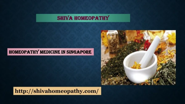 Homeopathy Medicine in Singapore