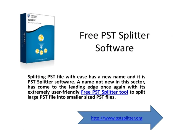 Free PST Splitter Software