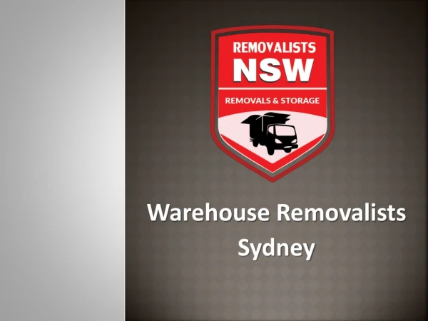 Efficient and Cost Effective Warehouse Removal Service
