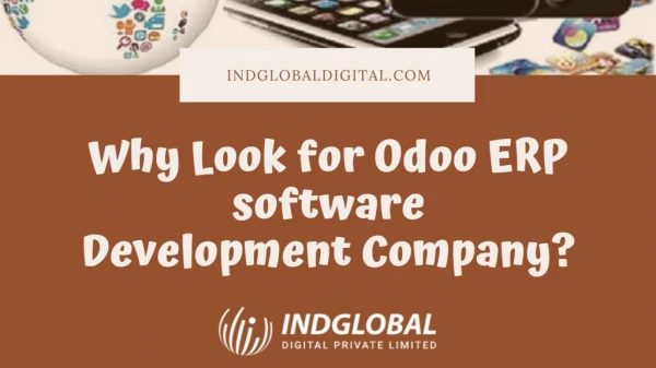 Why Look for Odoo ERP software Development Company?