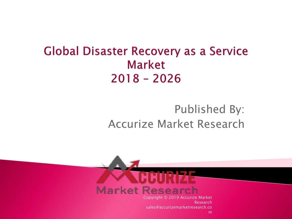global disaster recovery as a service market 2018 2026