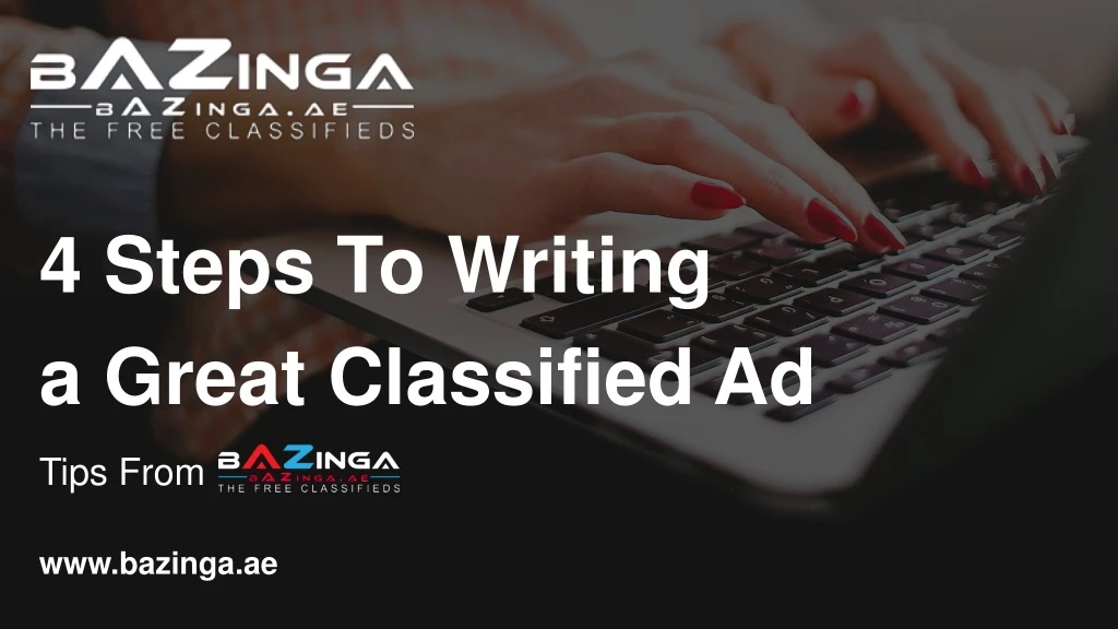 4 steps to writing a great classified ad