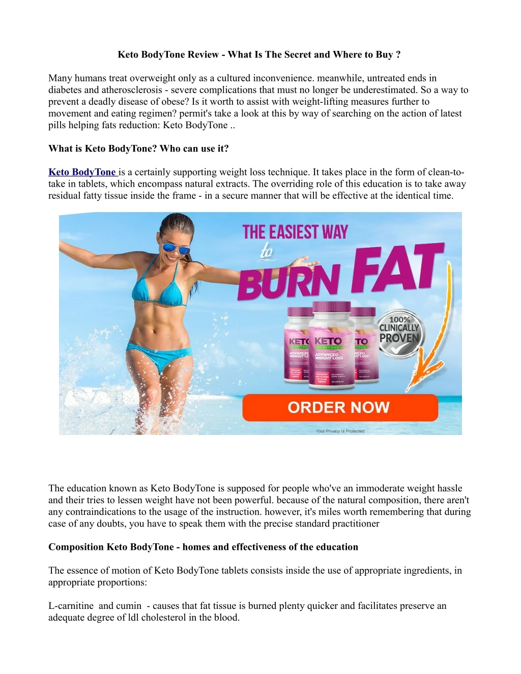 keto bodytone review what is the secret and where