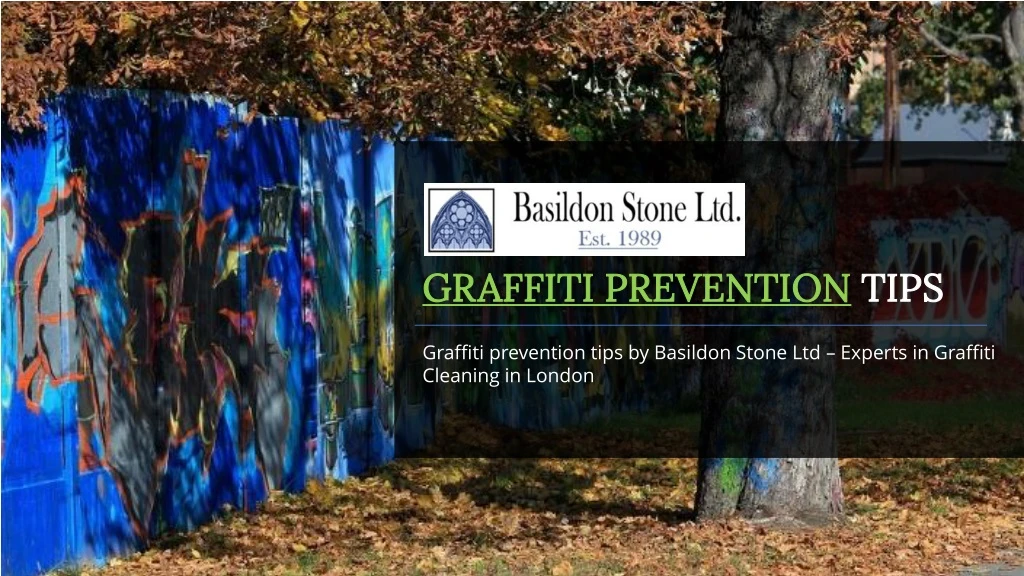 graffiti prevention tips