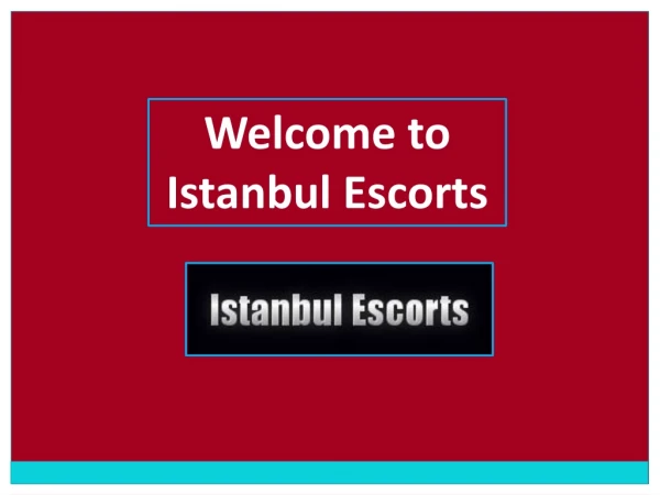 Hire Beautiful Istanbul Escortsservices at Affordable Rates in Istanbul