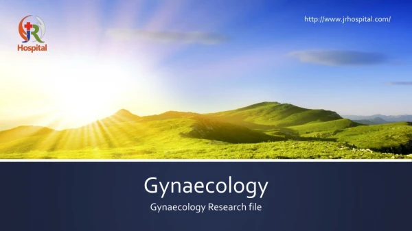 Best Gynecologist Doctor in Greater Noida | JR Hospital Book Appointment