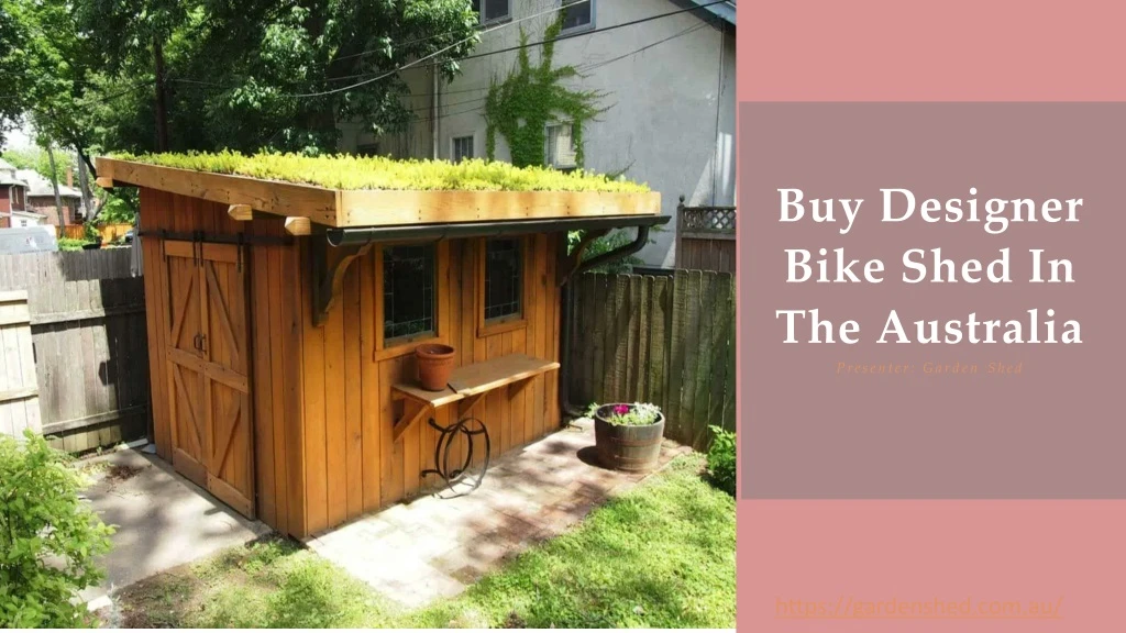 buy designer bike shed in the australia presenter