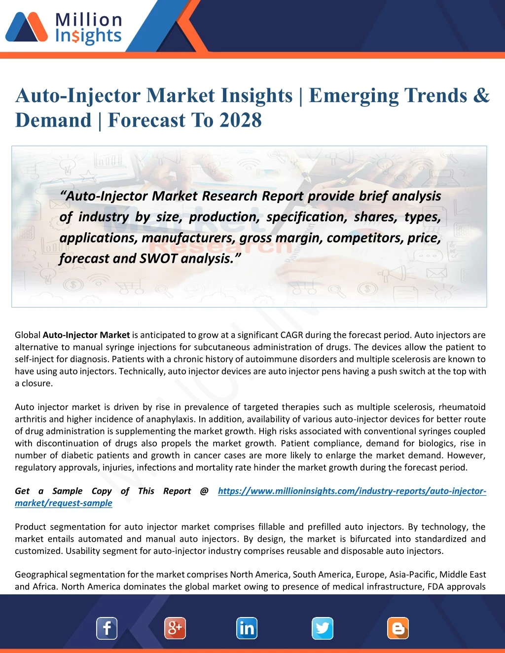 auto injector market insights emerging trends