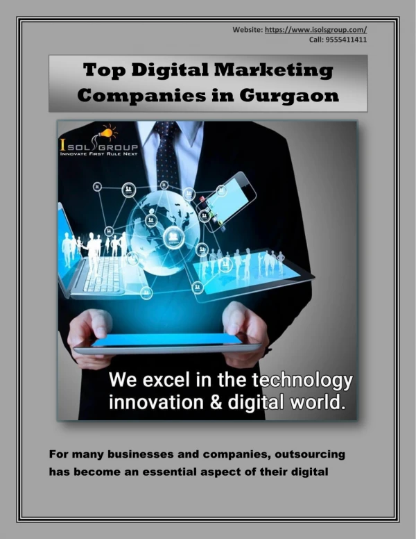 Top Digital Marketing Companies in Gurgaon