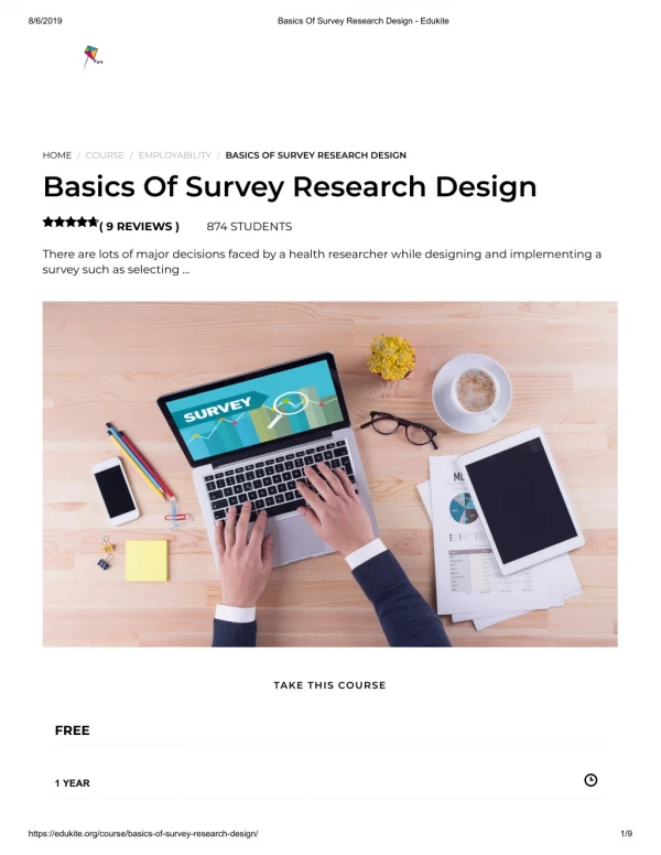 Basics Of Survey Research Design - Edukite