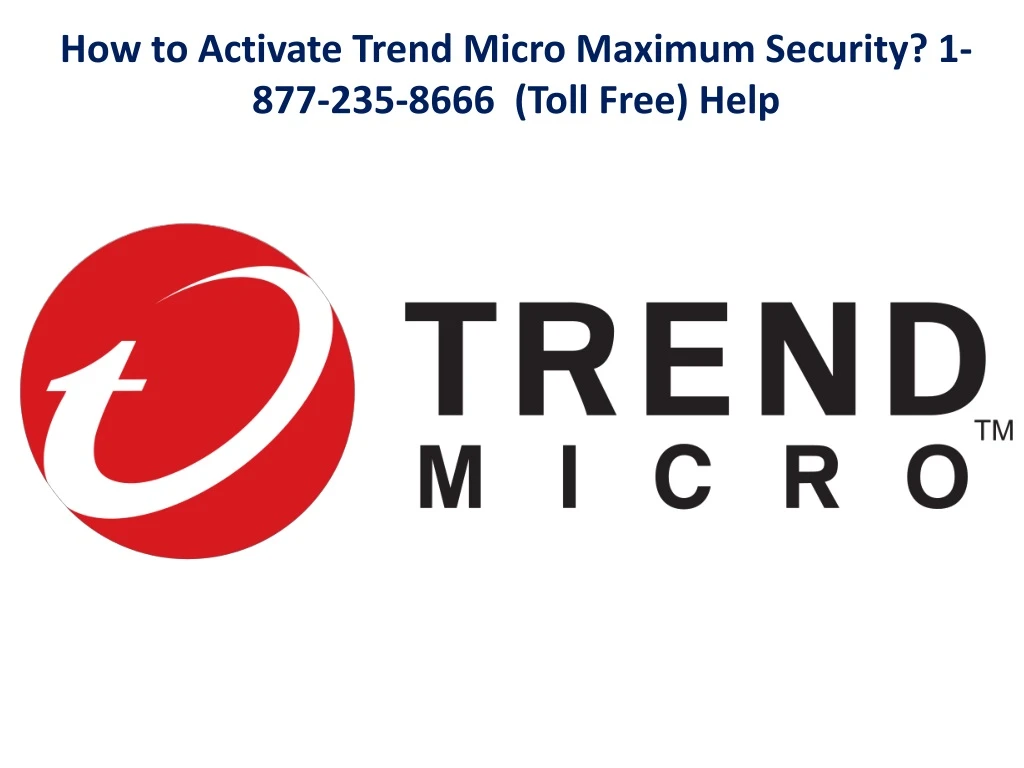 how to activate trend micro maximum security
