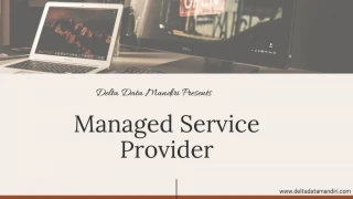 Managed service provider - slide 1