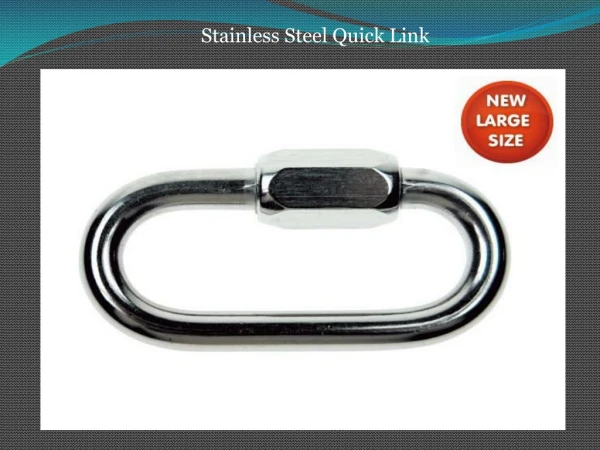 Stainless Steel Quick Link