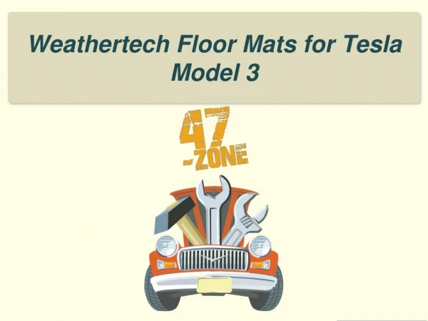 Weathertech Floor Mats for Tesla Model 3