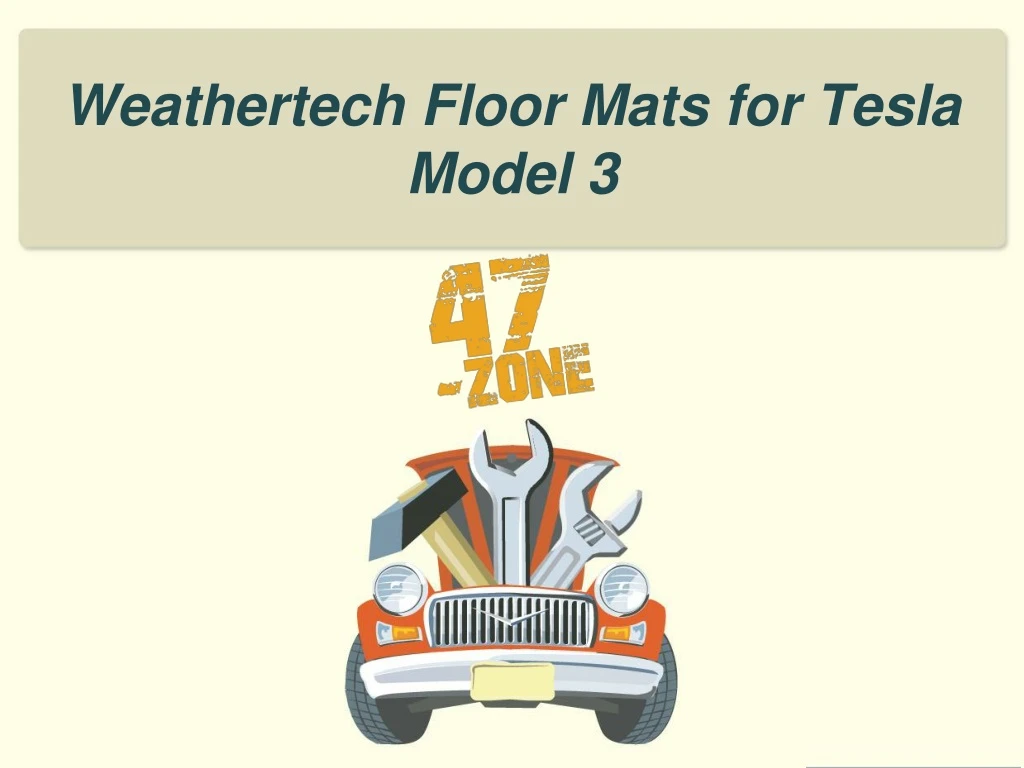 weathertech floor mats for tesla model 3