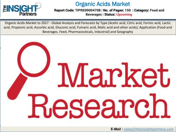Analysis of Organic Acids Market