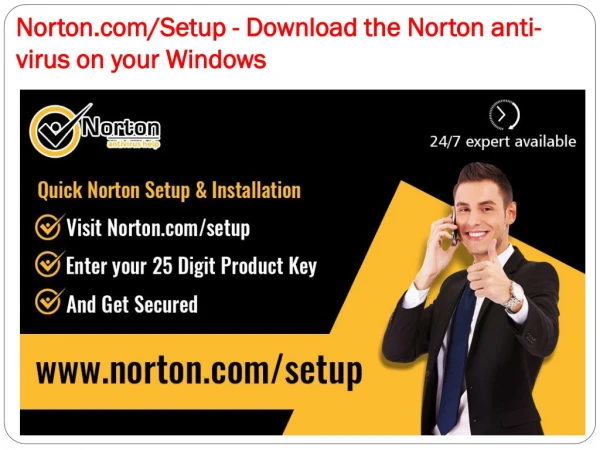 Norton.com/Setup - Download the Norton anti-virus on your Windows