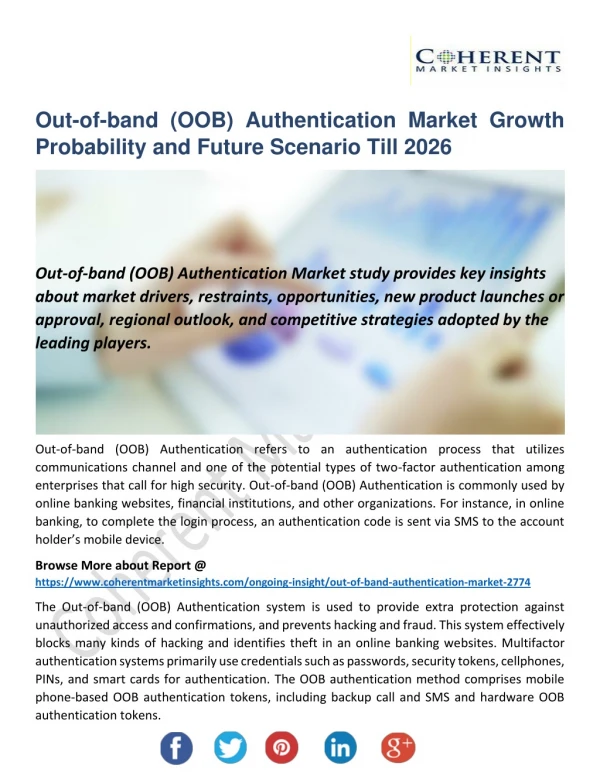 Out-of-Band Authentication Latest News, Cost Profit Structure and Market Share Till 2026