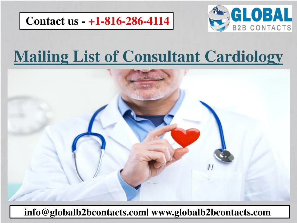 mailing list of consultant cardiology
