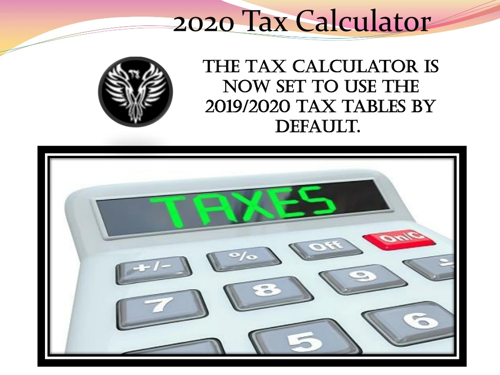 2020 tax calculator