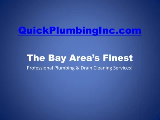 Best Plumber San Jose & San Jose Plumbing