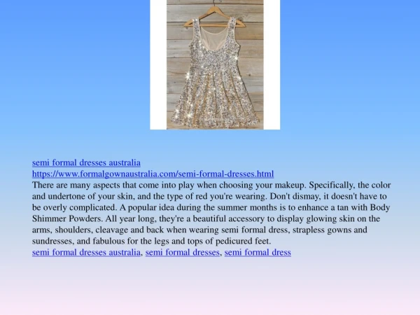 semi formal dresses australia https