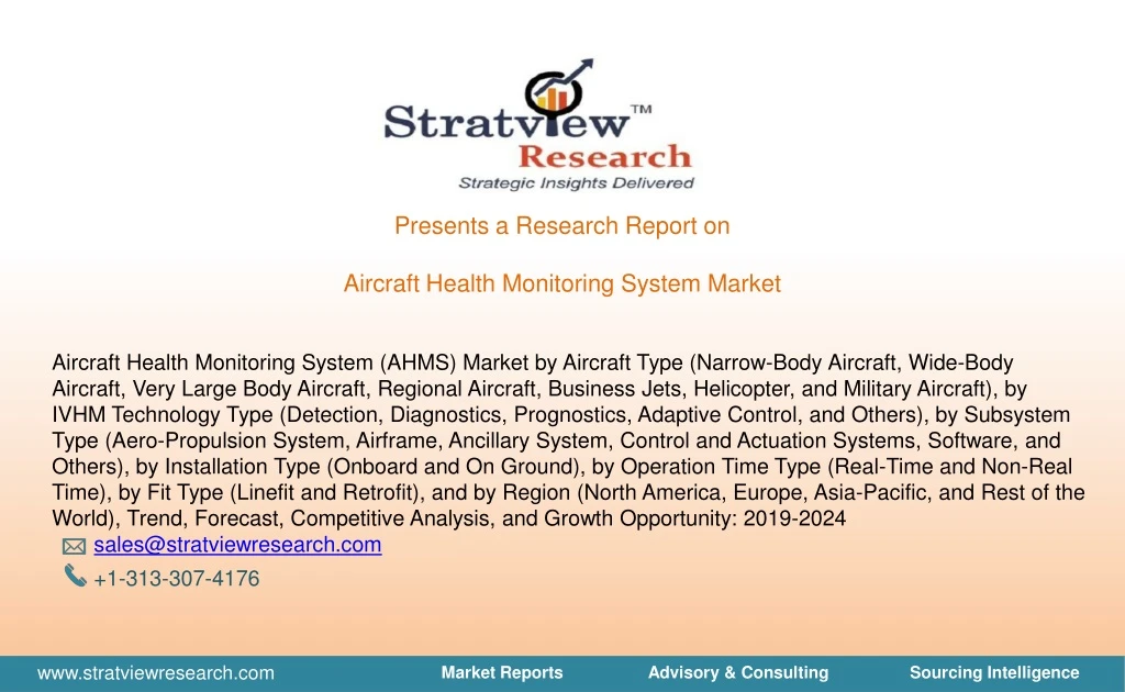 presents a research report on aircraft health