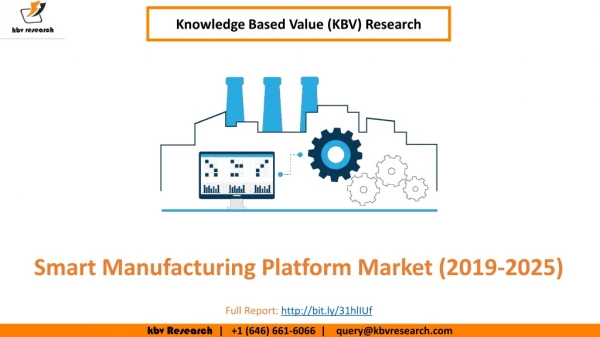 Smart Manufacturing Platform Market Size- KBV Research