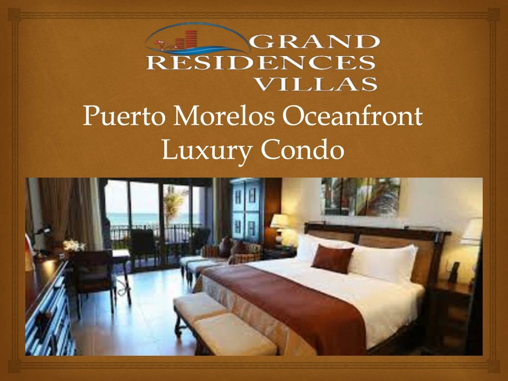 puerto morelos oceanfront luxury condo