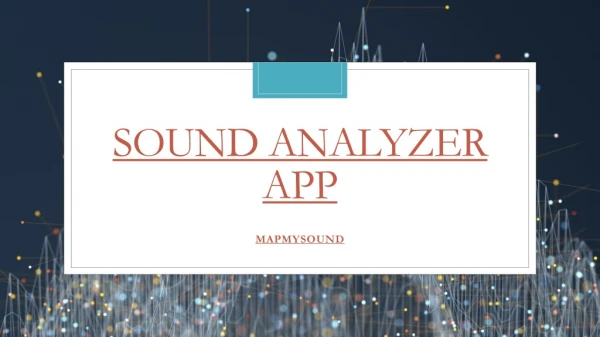 Sound Analyzer App iPhone