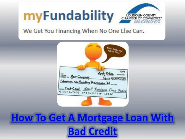 Small Business Loan Bad Credit