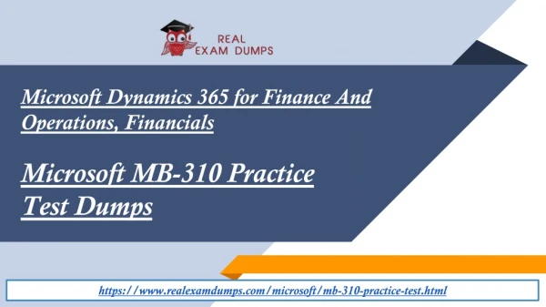 MB-310 Practice Question Answers - MB-310 PDF With Actual Questions Answers - RealExamDumps