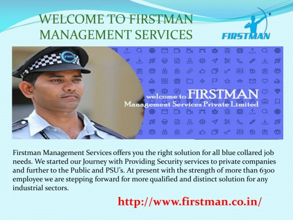 Welcome To First Man Management