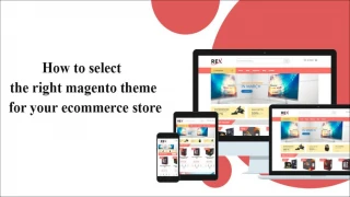 Tips to Choose A perfect Magento Theme for Your Store - slide 1