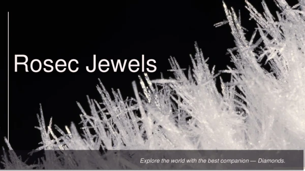 Rosec Online Diamond Jewelry Store for Women