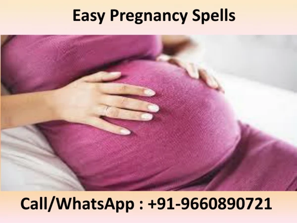 Easy Pregnancy Spells