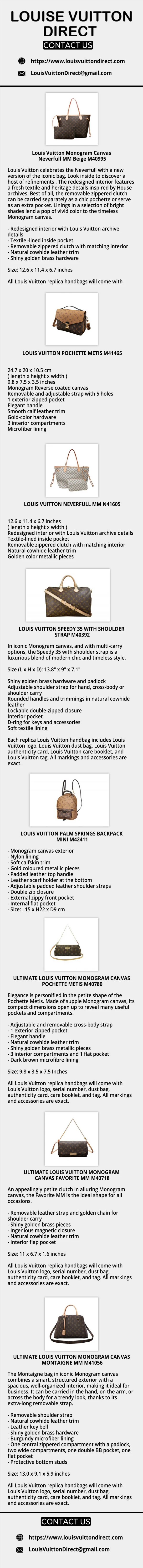 Premium quality replica Louis Vuitton only the best designer replicas - LouisVuittonD