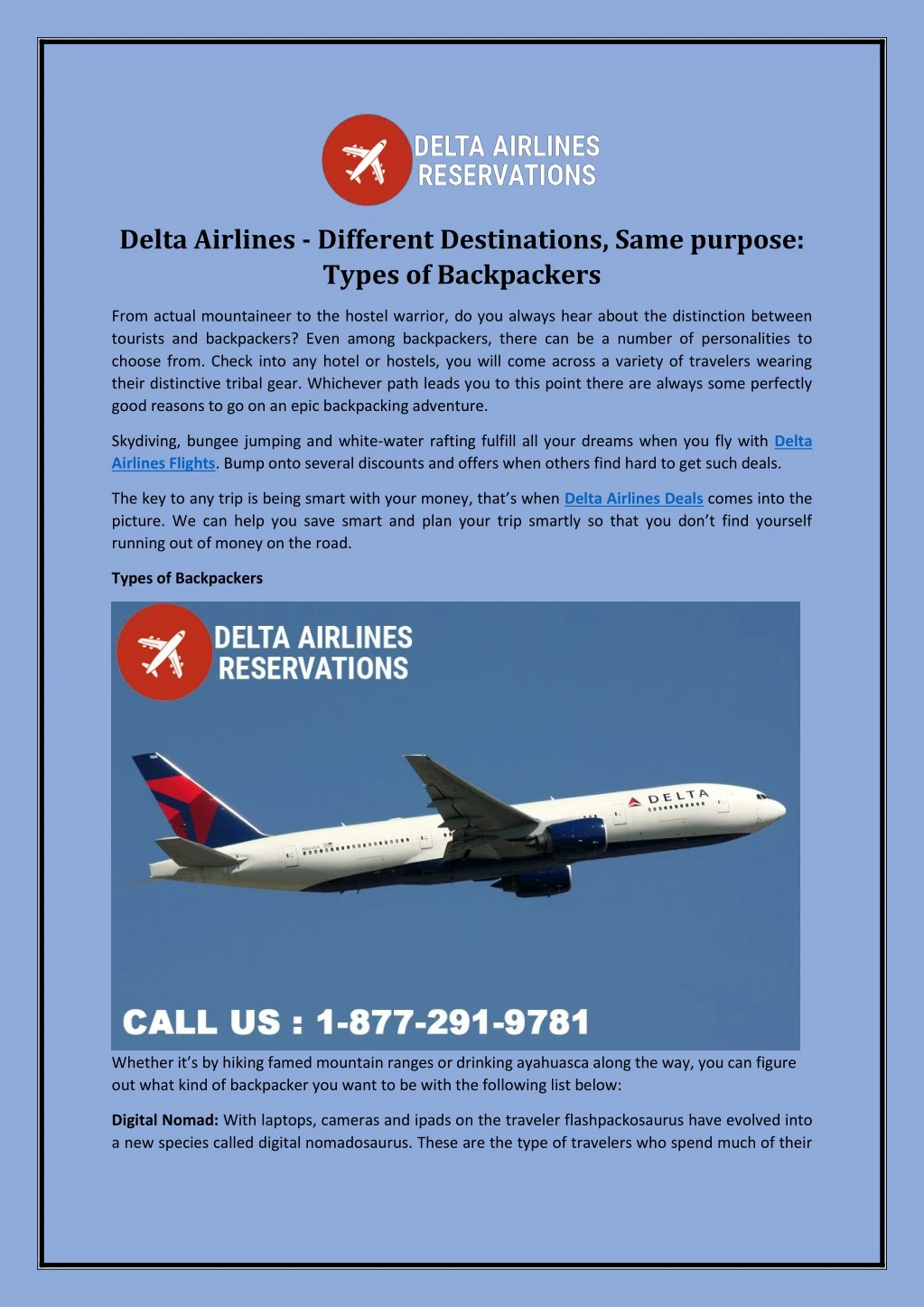 delta airlines different destinations same