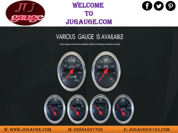 Pressure Gauge at jugauge.com