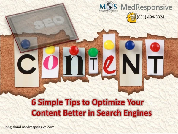 6 Simple Tips to Optimize Your Content Better in Search Engines
