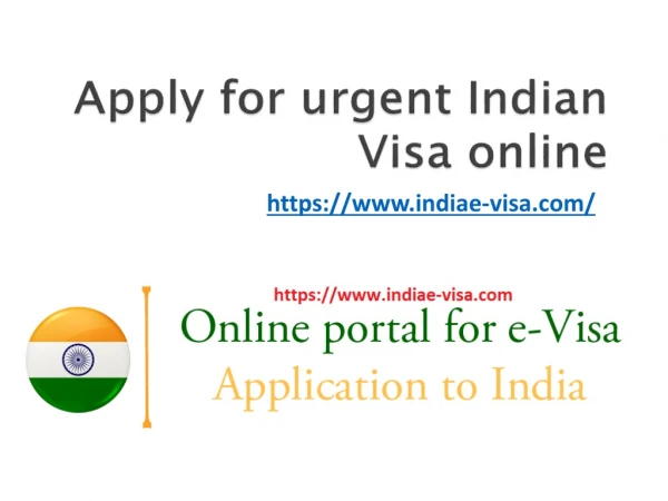 Indian visa application procedure