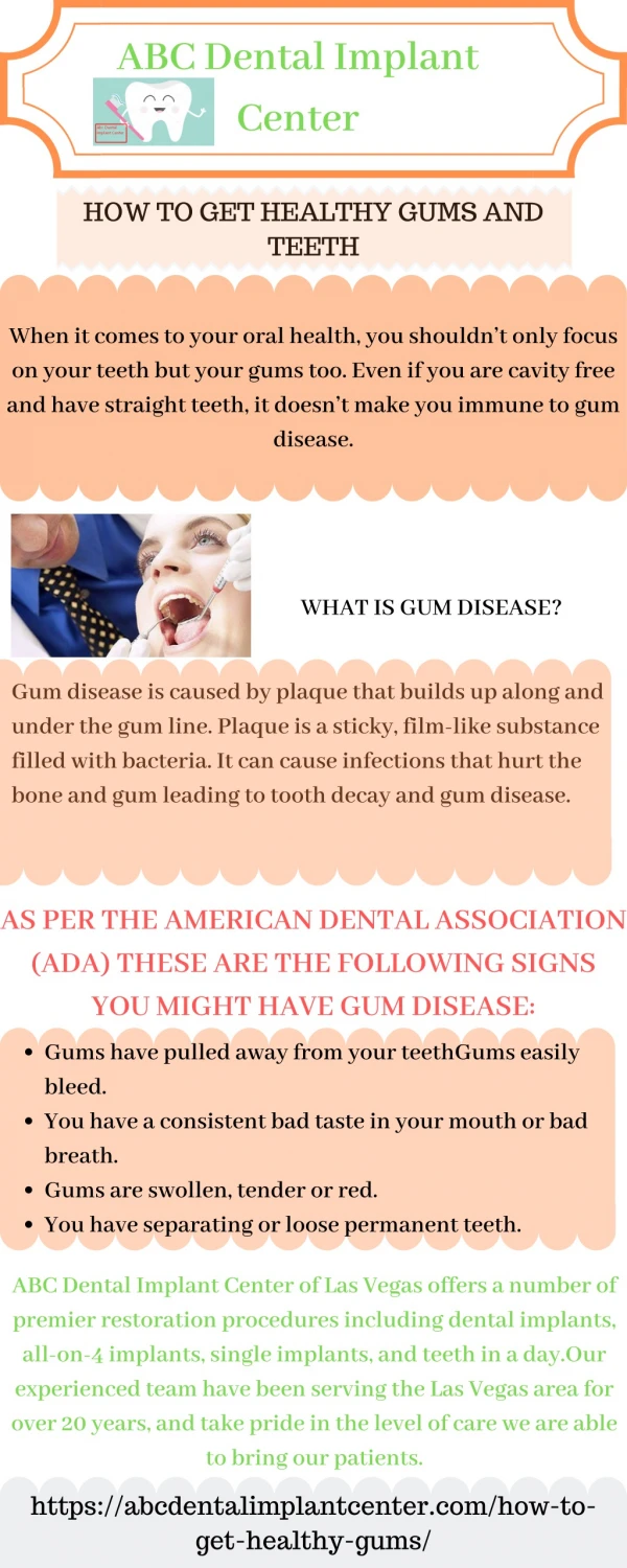 How to get healthy gums and teeth