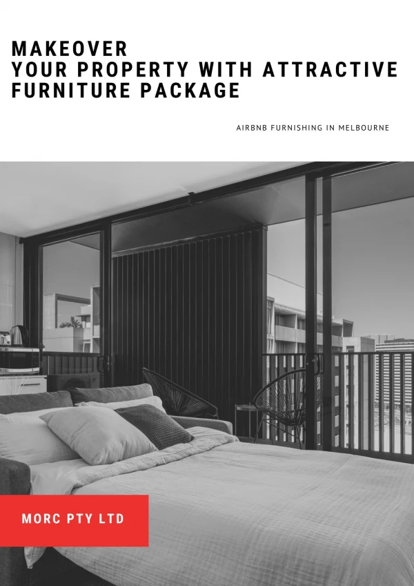Makeover Your Property with Attractive Furniture Package - MORC Pty Ltd