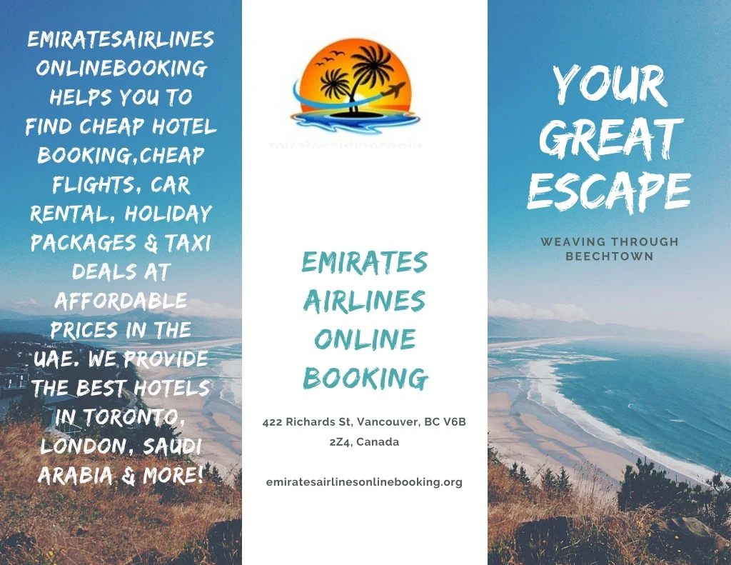 emiratesairlines onlinebooking helps you to find