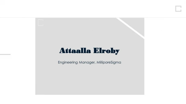 Attaalla Elroby - Provides Consultation in Automation & Control Systems