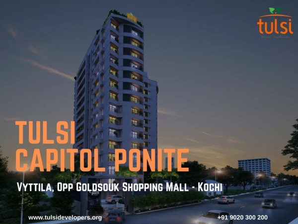 Tulsi Capitol Pointe - Luxury Flats in Kochi | Apartments in kochi