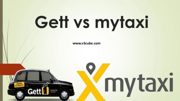 Gett vs Mytaxi App