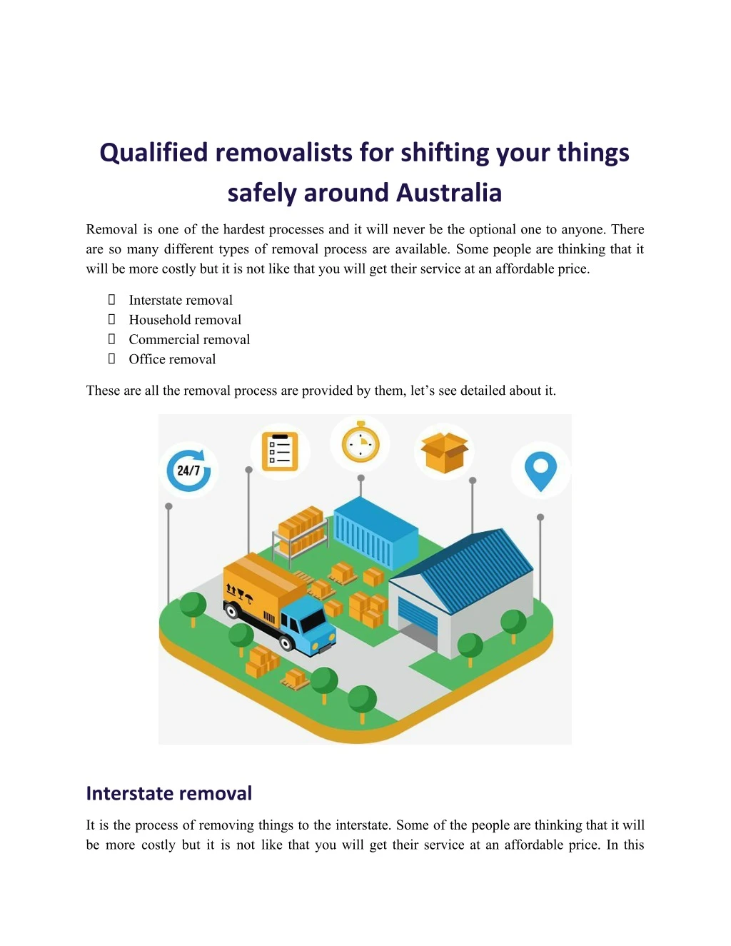 qualified removalists for shifting your things